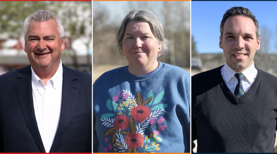 Un montage des photos de Mike Pemberton, Kate White et Currie Dixon.