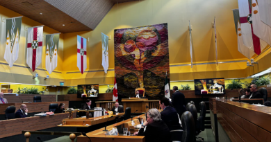 La chambre législative du Yukon, le 6 mars 2025.