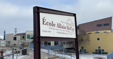 L'école Allain St-Cyr, à Yellowknife.