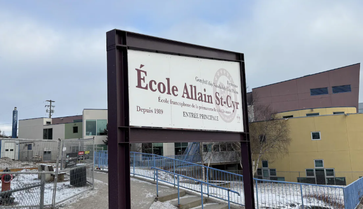 L'école Allain St-Cyr, à Yellowknife.