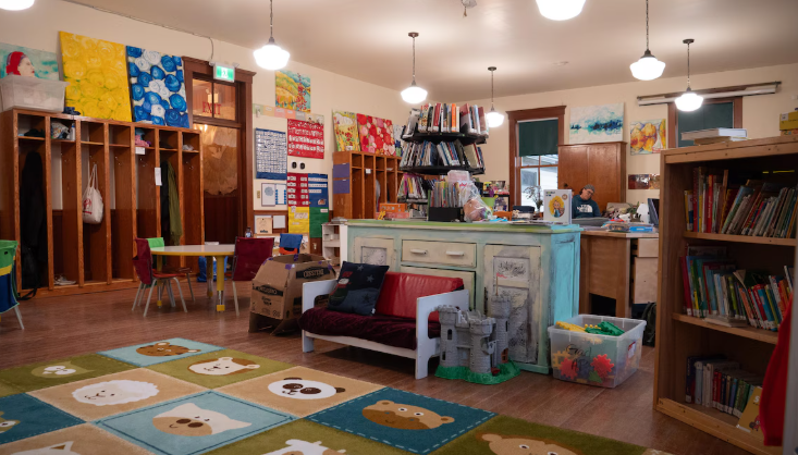 Les locaux du programme en français à Dawson, le 20 septembre 2023.