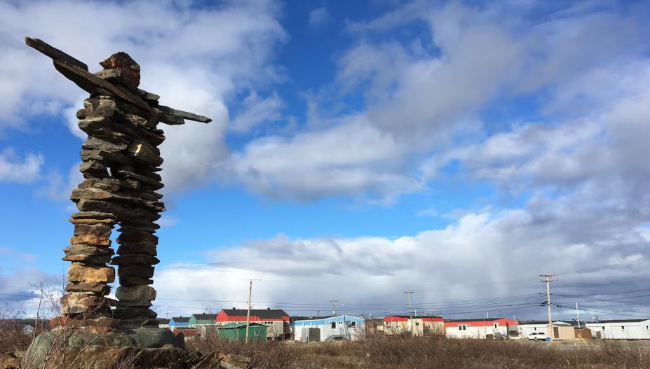 Inukshuk à Kuujjuaq. 