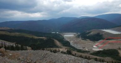 Le site de la mine Eagle, le 4 juillet 2024.