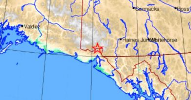 Une carte montrant l'épicentre du séisme.