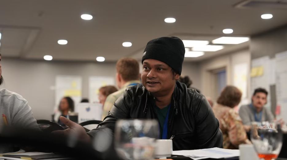 Portrait de Soham Srimani en train de participer à l'atelier.