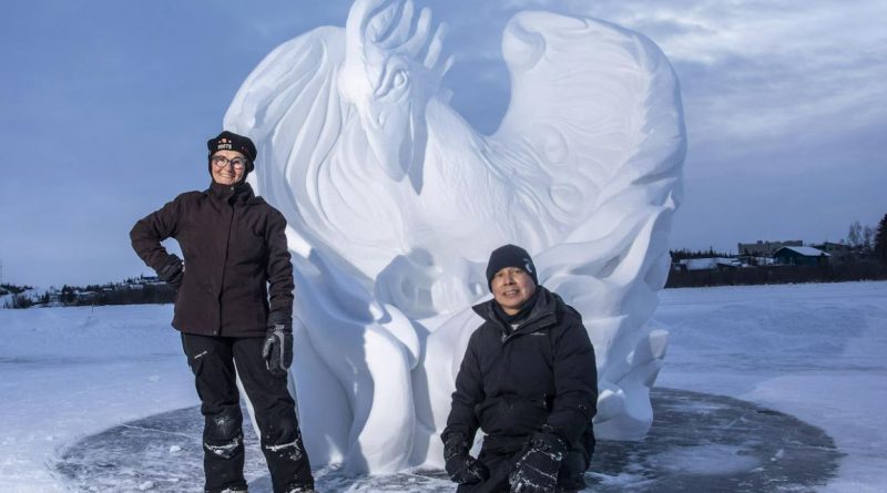 Braver le froid polaire du Grand Nord canadien pour l’amour de la sculpture