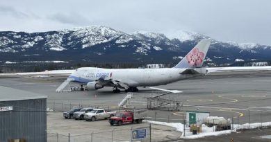 Un avion-cargo de China Airlines sur le tarmac.