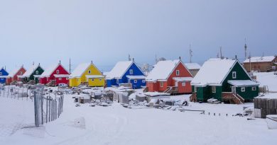 Des maisons en rangée.