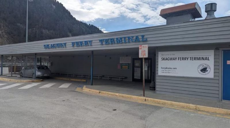 Une image de la gare du traversier de Skagway, prise le 27 avril 2024.
