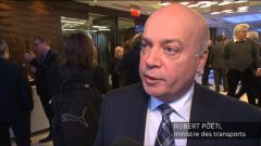 魁省交通部长伯埃蒂（ICI.Radio-Canada)