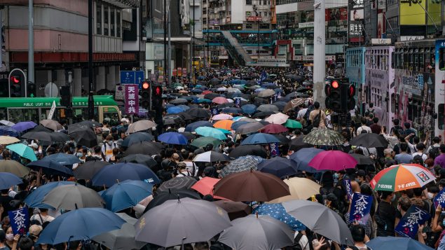 香港市民周末举行游行示威反对港版国安法 Rci 中文
